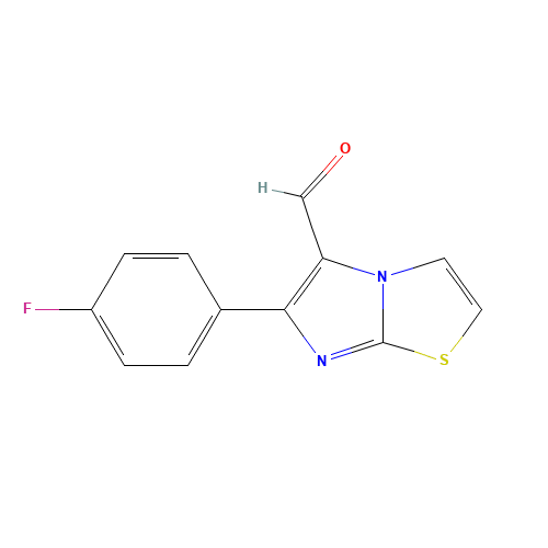 6-(4-fluorophenyl)imidazo[2,1-b][1,3]thiazole-5-carbaldehyde (CAS: 134670-30-7) - Related Chemical Product