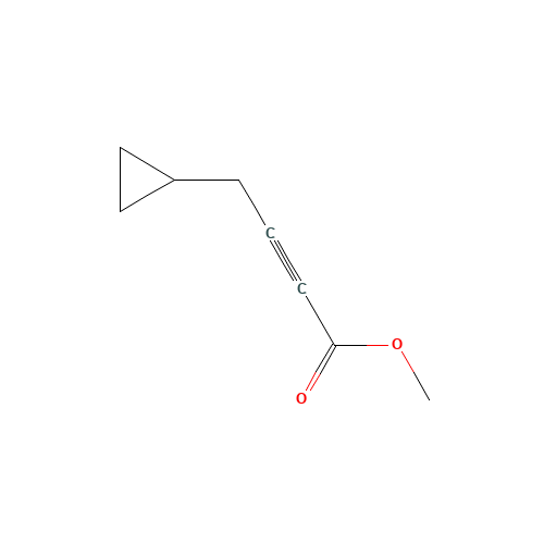 methyl 4-cyclopropylbut-2-ynoate (CAS: 101849-56-3) - Chemical Structure and Molecular Formula 