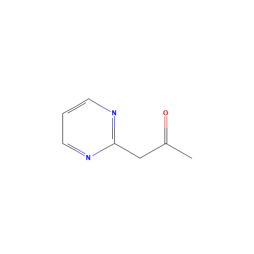 1-pyrimidin-2-ylpropan-2-one (CAS: 75782-22-8) - Chemical Structure and Molecular Formula 