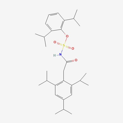 [2,6-di(propan-2-yl)phenyl] N-[2-[2,4,6-tri(propan-2-yl)phenyl]acetyl]sulfamate (CAS: 166518-60-1) - Related Chemical Product