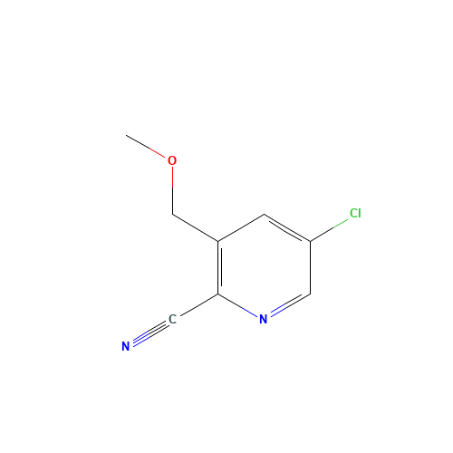 5-chloro-3-(methoxymethyl)pyridine-2-carbonitrile (CAS: 1386986-06-6) - Related Chemical Product