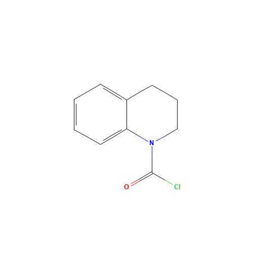 3,4-dihydro-2H-quinoline-1-carbonyl chloride (CAS: 2616-50-4) - Chemical Structure and Molecular Formula 