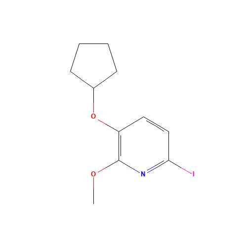 3-cyclopentyloxy-6-iodo-2-methoxypyridine (CAS: 1310949-60-0) - Related Chemical Product