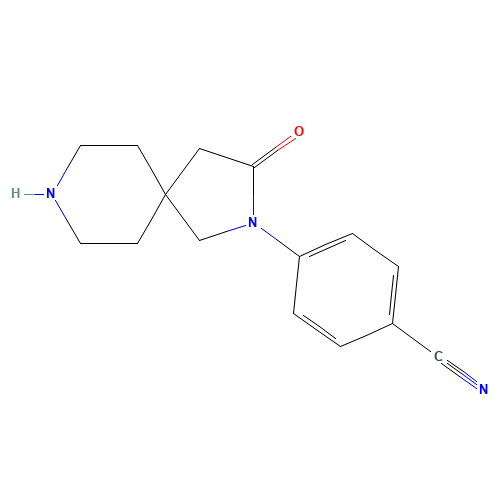 4-(3-oxo-2,8-diazaspiro[4.5]decan-2-yl)benzonitrile (CAS: 685544-35-8) - Related Chemical Product