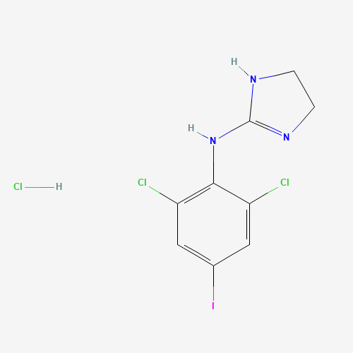 N-(2,6-dichloro-4-iodophenyl)-4,5-dihydro-1H-imidazol-2-amine;hydrochloride (CAS: 108294-53-7) - Related Chemical Product
