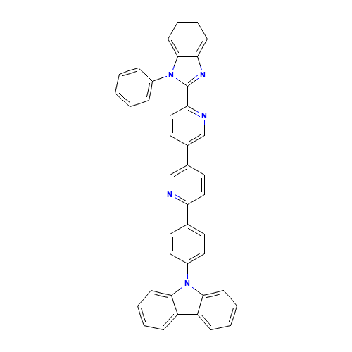 9-[4-[5-[6-(1-phenylbenzimidazol-2-yl)pyridin-3-yl]pyridin-2-yl]phenyl]carbazole (CAS: 1365757-04-5) - Related Chemical Product