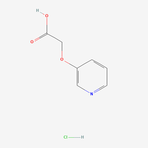 2-pyridin-3-yloxyacetic acid;hydrochloride (CAS: 471894-98-1) - Chemical Structure and Molecular Formula 