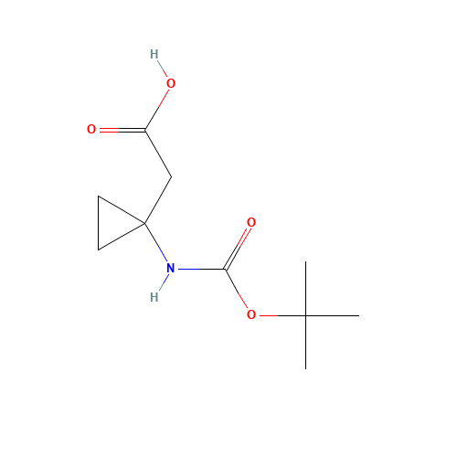 2-[1-[(2-methylpropan-2-yl)oxycarbonylamino]cyclopropyl]acetic acid (CAS: 1463522-68-0) - Related Chemical Product