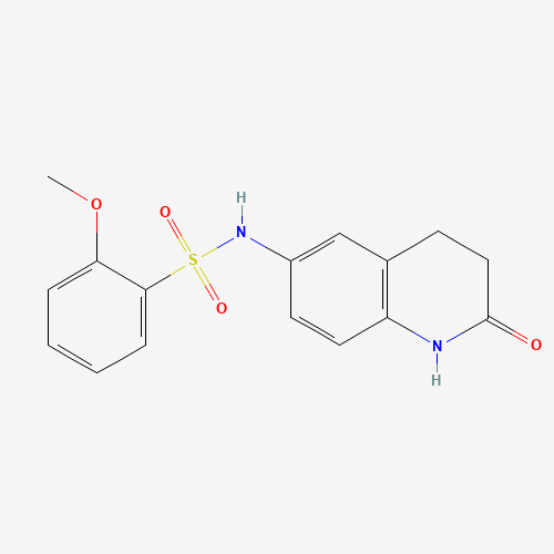 2-methoxy-N-(2-oxo-3,4-dihydro-1H-quinolin-6-yl)benzenesulfonamide (CAS: 1210231-06-3) - Related Chemical Product
