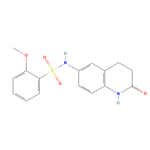 2-methoxy-N-(2-oxo-3,4-dihydro-1H-quinolin-6-yl)benzenesulfonamide (CAS: 1210231-06-3) - Related Chemical Product