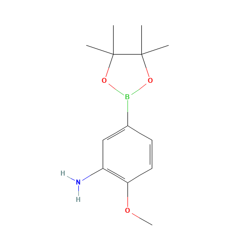 2-methoxy-5-(4,4,5,5-tetramethyl-1,3,2-dioxaborolan-2-yl)aniline (CAS: 1000339-10-5) - Related Chemical Product