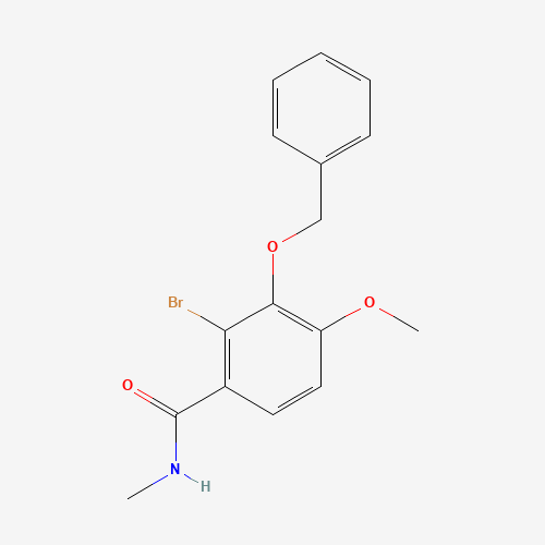 2-bromo-4-methoxy-N-methyl-3-phenylmethoxybenzamide (CAS: 1233979-39-9) - Related Chemical Product