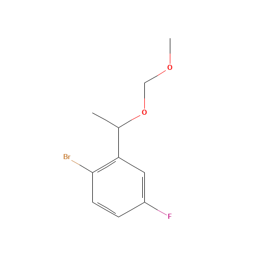 1-bromo-4-fluoro-2-[1-(methoxymethoxy)ethyl]benzene (CAS: 905710-67-0) - Related Chemical Product