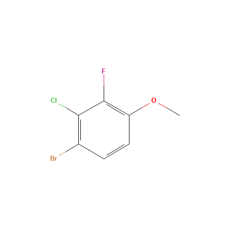 1-bromo-2-chloro-3-fluoro-4-methoxybenzene (CAS: 909122-27-6) - Related Chemical Product