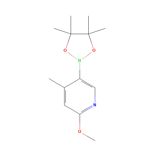 2-methoxy-4-methyl-5-(4,4,5,5-tetramethyl-1,3,2-dioxaborolan-2-yl)pyridine (CAS: 1093951-66-6) - Related Chemical Product