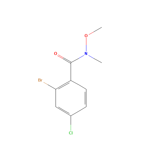 2-bromo-4-chloro-N-methoxy-N-methylbenzamide (CAS: 1255099-63-8) - Related Chemical Product