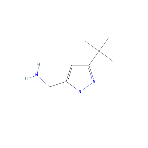 (5-tert-butyl-2-methylpyrazol-3-yl)methanamine (CAS: 1243817-09-5) - Related Chemical Product