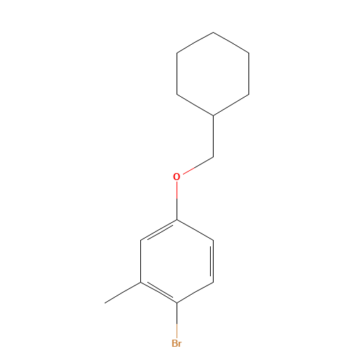 1-bromo-4-(cyclohexylmethoxy)-2-methylbenzene (CAS: 1430752-60-5) - Related Chemical Product