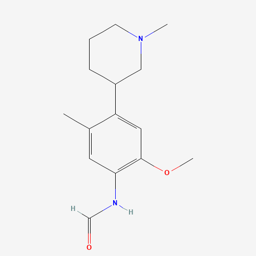 N-[2-methoxy-5-methyl-4-(1-methylpiperidin-3-yl)phenyl]formamide (CAS: 1462951-64-9) - Related Chemical Product