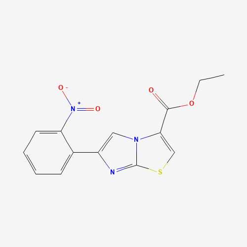 ethyl 6-(2-nitrophenyl)imidazo[2,1-b][1,3]thiazole-3-carboxylate (CAS: 925437-84-9) - Related Chemical Product