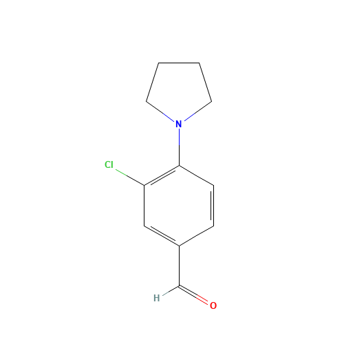 3-chloro-4-pyrrolidin-1-ylbenzaldehyde (CAS: 886500-61-4) - Related Chemical Product