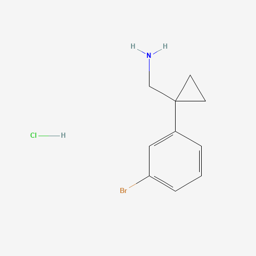 [1-(3-bromophenyl)cyclopropyl]methanamine;hydrochloride (CAS: 1211373-43-1) - Related Chemical Product