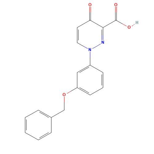 4-oxo-1-(3-phenylmethoxyphenyl)pyridazine-3-carboxylic acid (CAS: 1314394-55-2) - Related Chemical Product