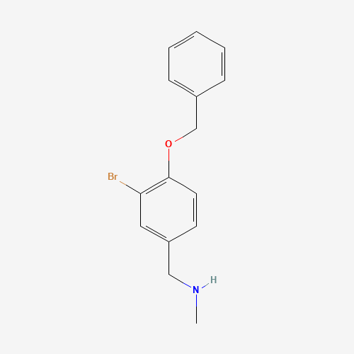 1-(3-bromo-4-phenylmethoxyphenyl)-N-methylmethanamine (CAS: 398151-35-4) - Related Chemical Product