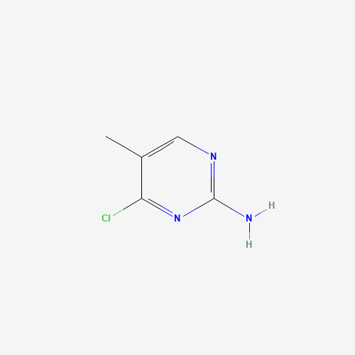 4-chloro-5-methylpyrimidin-2-amine (CAS: 20090-58-8) - Chemical Structure and Molecular Formula 