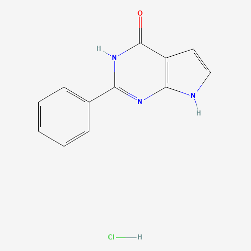 2-phenyl-1,7-dihydropyrrolo[2,3-d]pyrimidin-4-one;hydrochloride (CAS: 251946-69-7) - Related Chemical Product