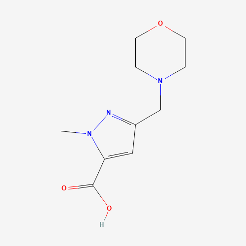 2-methyl-5-(morpholin-4-ylmethyl)pyrazole-3-carboxylic acid (CAS: 1198439-07-4) - Related Chemical Product