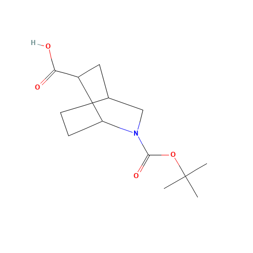 3-[(2-methylpropan-2-yl)oxycarbonyl]-3-azabicyclo[2.2.2]octane-5-carboxylic acid (CAS: 1250997-05-7) - Related Chemical Product