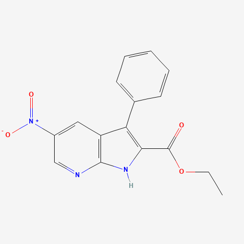 ethyl 5-nitro-3-phenyl-1H-pyrrolo[2,3-b]pyridine-2-carboxylate (CAS: 1127423-92-0) - Related Chemical Product