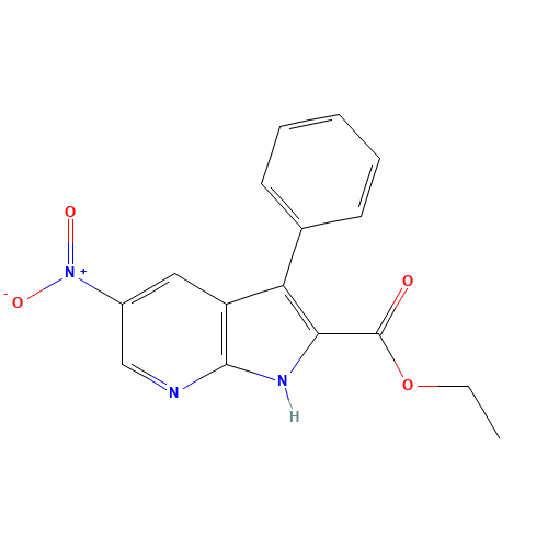 ethyl 5-nitro-3-phenyl-1H-pyrrolo[2,3-b]pyridine-2-carboxylate (CAS: 1127423-92-0) - Related Chemical Product