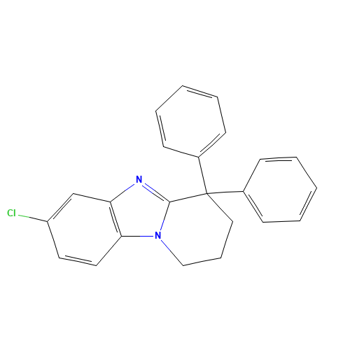 7-chloro-4,4-diphenyl-2,3-dihydro-1H-pyrido[1,2-a]benzimidazole (CAS: 1096168-47-6) - Related Chemical Product