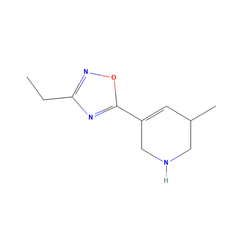 3-ethyl-5-(3-methyl-1,2,3,6-tetrahydropyridin-5-yl)-1,2,4-oxadiazole (CAS: 124218-42-4) - Related Chemical Product