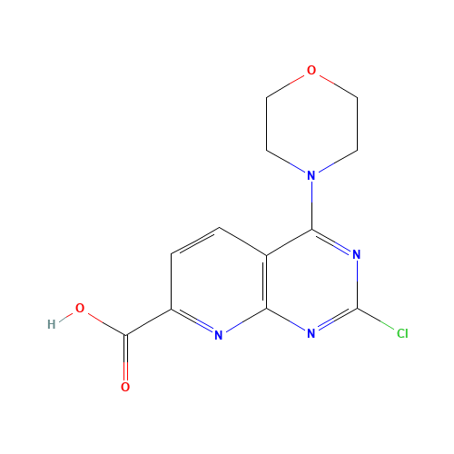 2-chloro-4-morpholin-4-ylpyrido[2,3-d]pyrimidine-7-carboxylic acid (CAS: 1439818-90-2) - Related Chemical Product