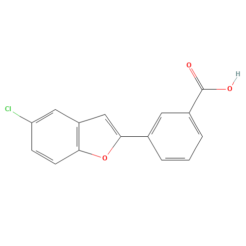 3-(5-chloro-1-benzofuran-2-yl)benzoic acid (CAS: 835595-05-6) - Related Chemical Product