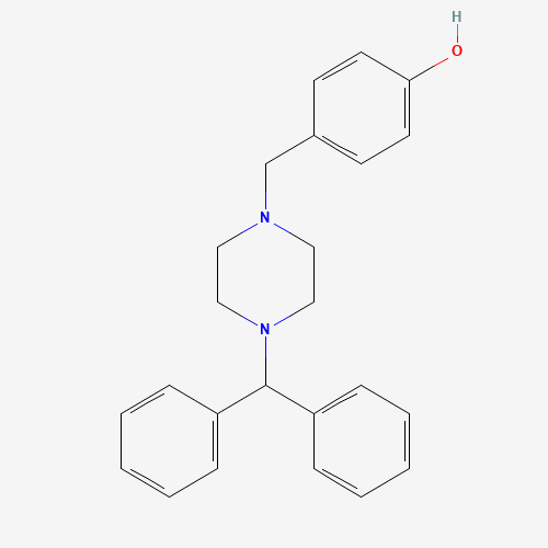 4-[(4-benzhydrylpiperazin-1-yl)methyl]phenol (CAS: 52395-99-0) - Related Chemical Product