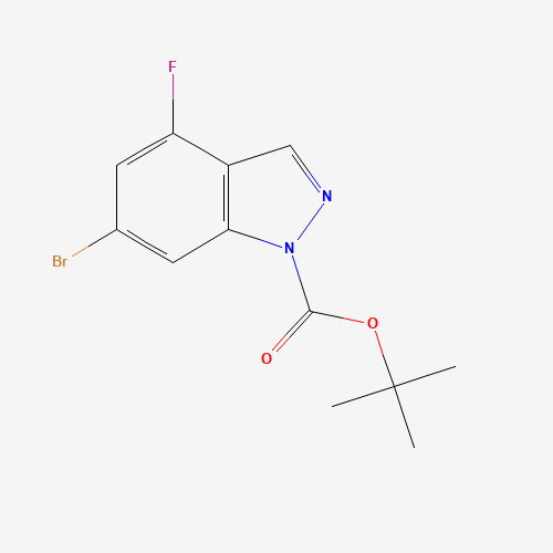 tert-butyl 6-bromo-4-fluoroindazole-1-carboxylate (CAS: 1305320-58-4) - Related Chemical Product