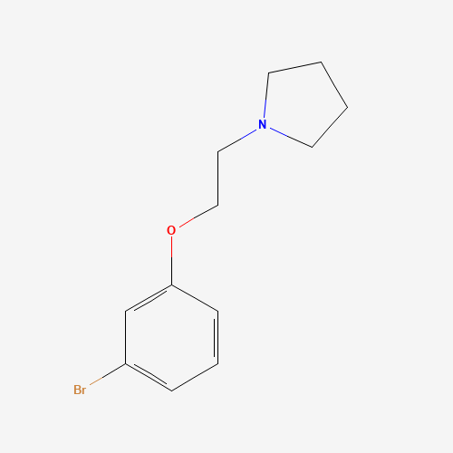 1-[2-(3-bromophenoxy)ethyl]pyrrolidine (CAS: 23136-18-7) - Related Chemical Product