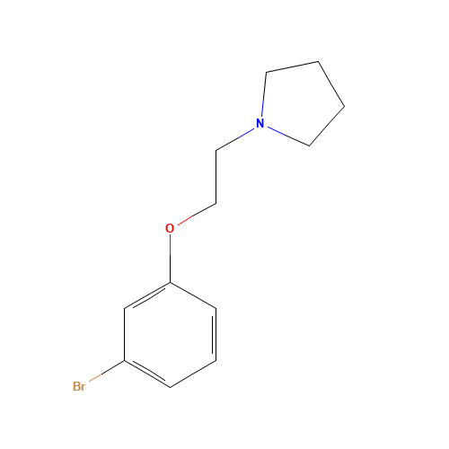 1-[2-(3-bromophenoxy)ethyl]pyrrolidine (CAS: 23136-18-7) - Related Chemical Product