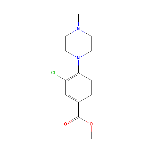 methyl 3-chloro-4-(4-methylpiperazin-1-yl)benzoate (CAS: 1256633-29-0) - Related Chemical Product
