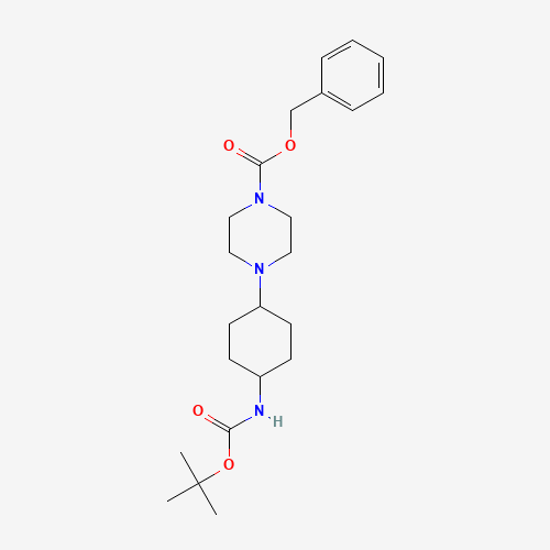 benzyl 4-[4-[(2-methylpropan-2-yl)oxycarbonylamino]cyclohexyl]piperazine-1-carboxylate (CAS: 1248730-88-2) - Related Chemical Product