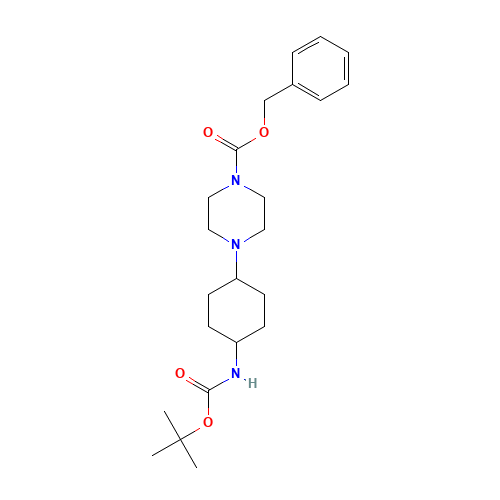 benzyl 4-[4-[(2-methylpropan-2-yl)oxycarbonylamino]cyclohexyl]piperazine-1-carboxylate (CAS: 1248730-88-2) - Related Chemical Product