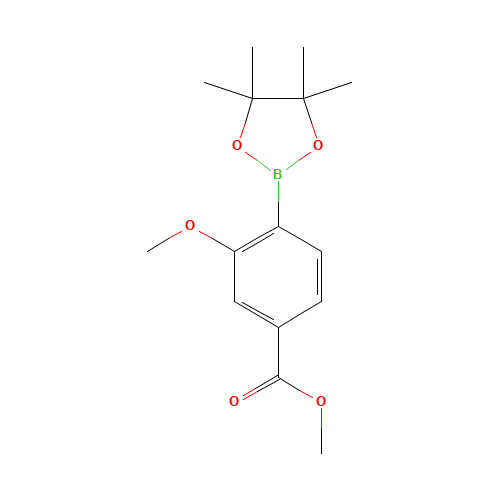 methyl 3-methoxy-4-(4,4,5,5-tetramethyl-1,3,2-dioxaborolan-2-yl)benzoate (CAS: 1246765-32-1) - Related Chemical Product