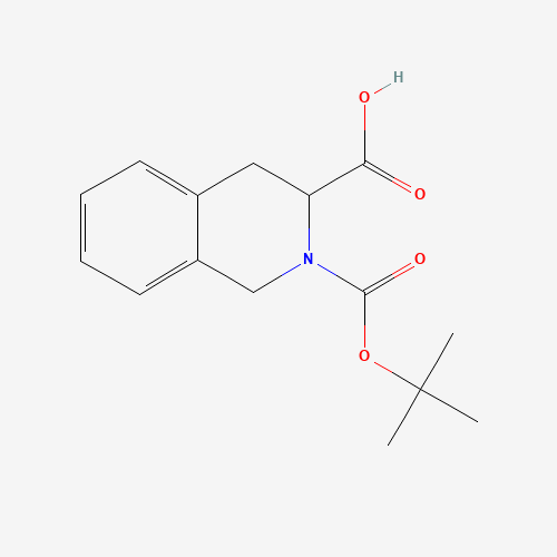 2-[(2-methylpropan-2-yl)oxycarbonyl]-3,4-dihydro-1H-isoquinoline-3-carboxylic acid (CAS: 151838-62-9) - Related Chemical Product
