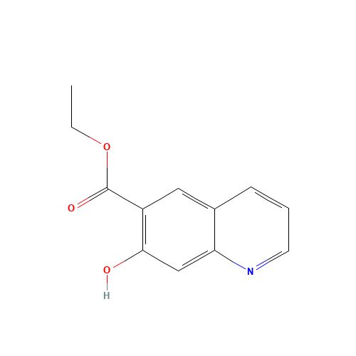 ethyl 7-oxo-1H-quinoline-6-carboxylate (CAS: 1261631-01-9) - Chemical Structure and Molecular Formula 