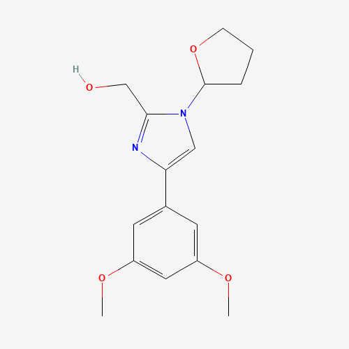 [4-(3,5-dimethoxyphenyl)-1-(oxolan-2-yl)imidazol-2-yl]methanol (CAS: 188199-84-0) - Related Chemical Product