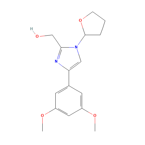 [4-(3,5-dimethoxyphenyl)-1-(oxolan-2-yl)imidazol-2-yl]methanol (CAS: 188199-84-0) - Related Chemical Product
